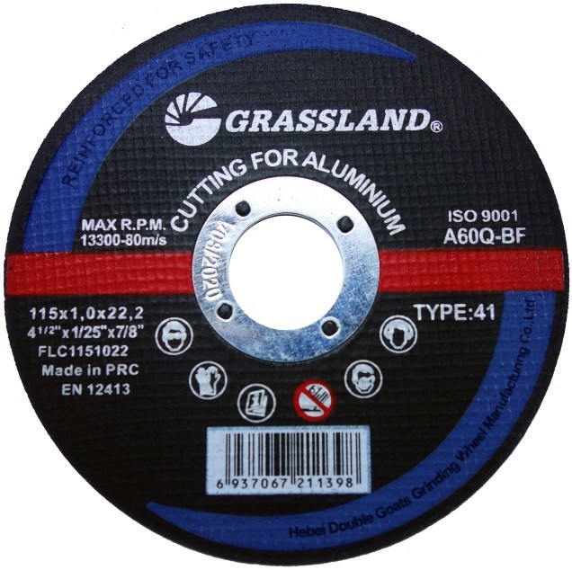 Flat 115mm 41/2x0.040x7/8 In. Thin Kerf Abrasive Metal Cutting Discs