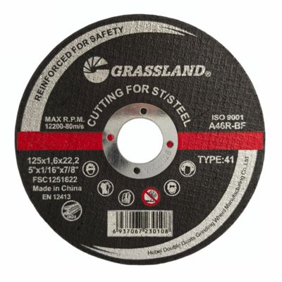 125mm Inox Grinding Discs for Stainless Steel 5 quot x 1/16 quot x 7/8 quot Cutting Disc with High Cutting Life