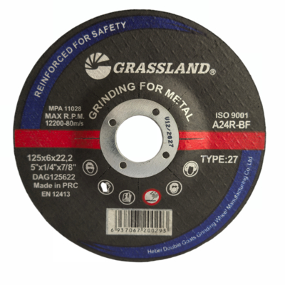 180X6X22.2MM Metal Grinding Discs with Monocrystalline Fused Alumina Abrasive for Precise and Vibration-Free Cutting