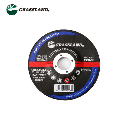 Abrasive Metal Cutting Discs 125mm Diameter Thin Resin Wheels with Self Sharpening Grain for Consistent Cutting on Metal Surfaces