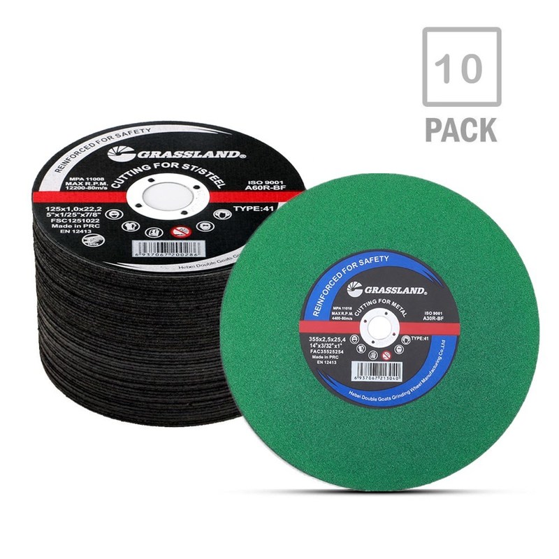 Corundum Abrasive 350x3.0x25.4 14 Inch Cut Off Wheel For Steel