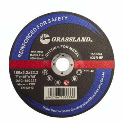 7 " Metal Grinding Discs for Fast and Clean Cuts in Steel and Stainless Steel 7" x 1/8 "x 7/8 "