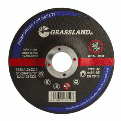 125mm Metal-inox Grinding Discs for Fast Straight and Clean Cuts in Steel and Stainless Steel 5 " x 1/16 " x 7/8 "