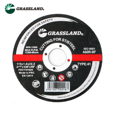 GRASSLAND 4.5 "Metal Cutting Discs 115mm X 1.0mm X 22.2mm for Contaminant-Free Cutting of Stainless Steel