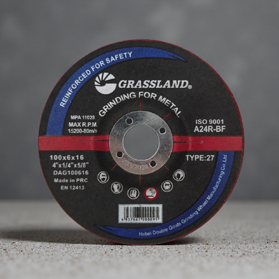 GRASSLAND 4 Metal Grinding wheel 100 X 1.0 for Contaminant-Free Grinding of Metal