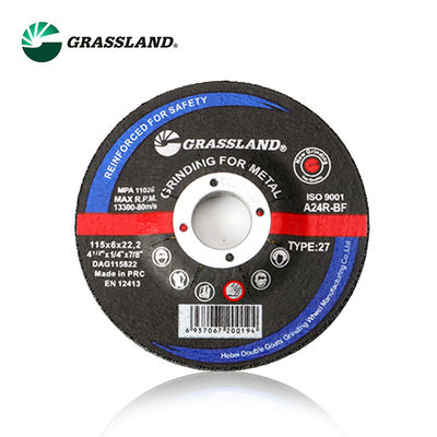 GRASSLAND Metal Grinding Discs 115mm X 6mm X 22.2mm for Precise Vibration-Free Cutting