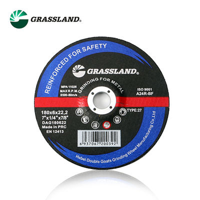 7 " x 1/4 " x 7/8 " Metal Grinding Discs with Monocrystalline Fused Alumina Abrasive for Fast and Clean Cuts