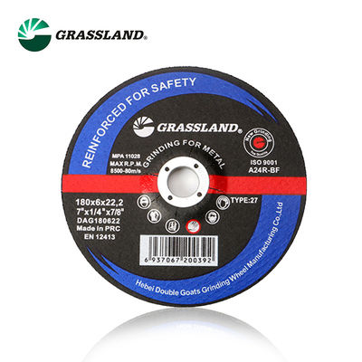 GRASSLAND 7" Resin Abrasive Metal Cutting Discs for Stainless Steel 180 X 6 X 22.2 Angle Grinder