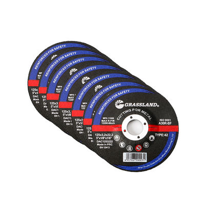 Abrasive Metal Cutting Discs 125mm Diameter Thin Resin Wheels with Self Sharpening Grain for Consistent Cutting on Metal Surfaces