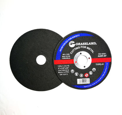4 inch Metal Grinding Discs for Straight and Chip-Free Cuts 100mm x 1mm x 16mm Continuous Wheel Blade Tough Aluminum Oxide Abrasive 80 m/s
