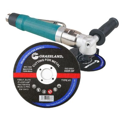 4 inch Metal Grinding Discs for Straight and Chip-Free Cuts 100mm x 1mm x 16mm Continuous Wheel Blade Tough Aluminum Oxide Abrasive 80 m/s