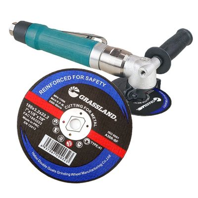 GRASSLAND 7 Inch Inox Grinding Discs with Monocrystalline Fused Alumina 180mm X 3.2mm X 16mm