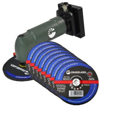 GRASSLAND 9" Resin Abrasive Metal Cutting Discs for Stainless Steel 230 X 6 X 22.2 Angle Grinder