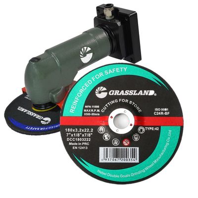 Resin Stone Cutting Discs 180mm Diameter 3.2mm Thickness 22.2mm Hole Size Compatible with High Speed Angle Grinders