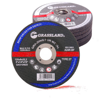 125x6.4x22mm En12413 Resin Bonded Grinding Wheel Polishing Carbon Steel