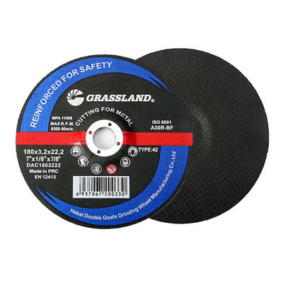 Abrasive Cut Off Wheel 7 Inch 180mm Diameter 3.2mm Thickness Suitable for Angle Grinder with Maximum Operating Speed 12200 RPM
